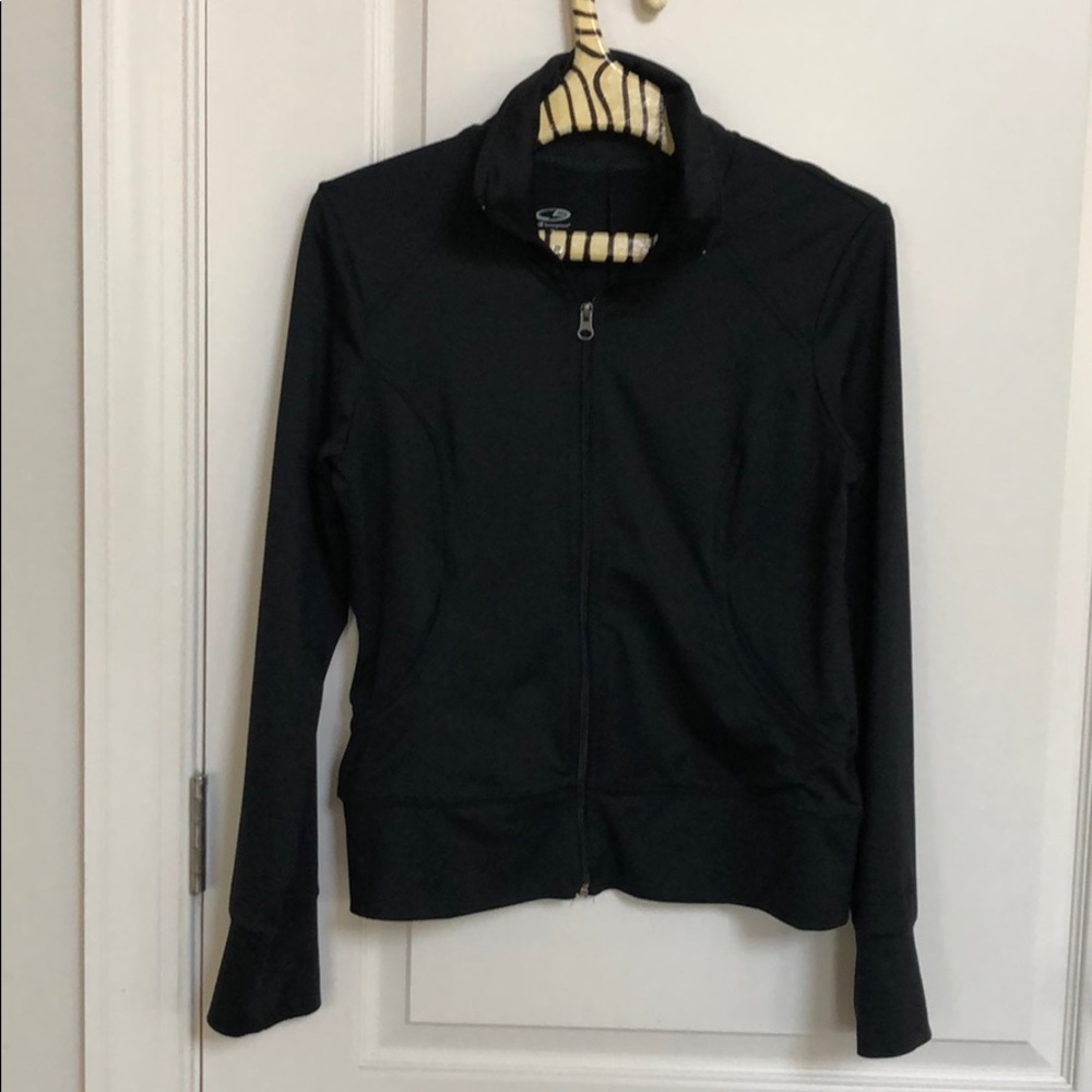 CHAMPION Ladies Workout Full Zip Sweatshirt Sz S